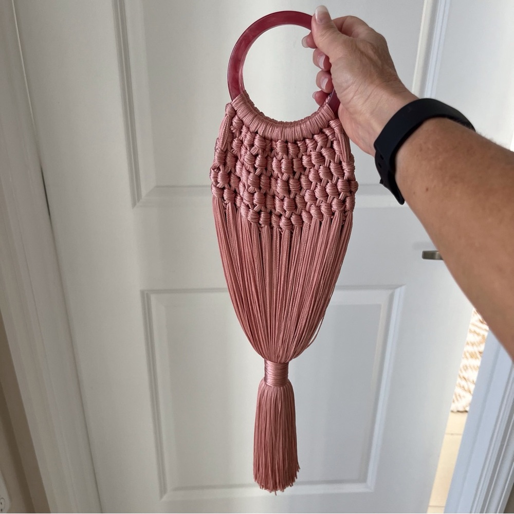 Cult Gaia Pink Angelou Tassel Handbag! Practically new. Excellent condition!